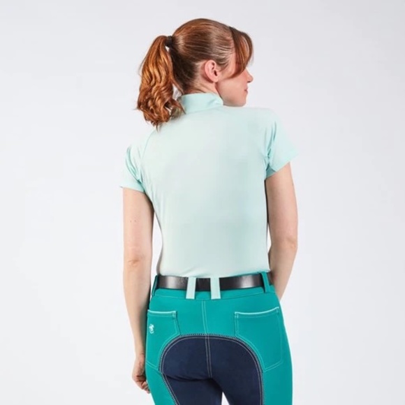 NWT SmartPak Piper SmartCore™ Short Sleeve ¼ Zip Sun Shirt - Picture 3 of 7